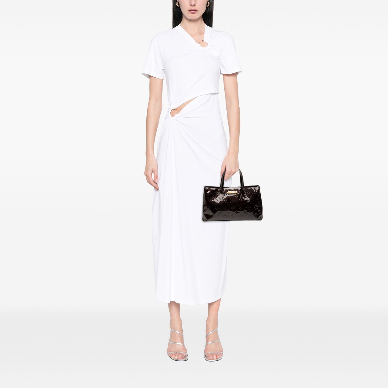 Louis Vuitton Monogram Vernis Wilshire PM Paars