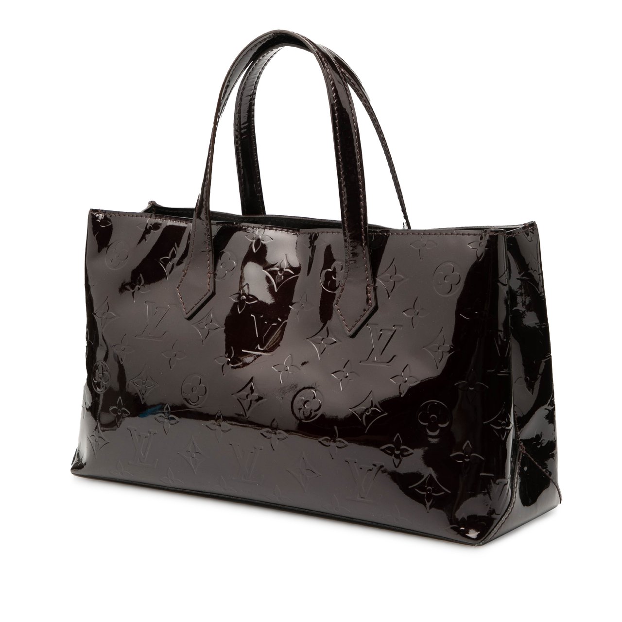 Louis Vuitton Monogram Vernis Wilshire PM Paars