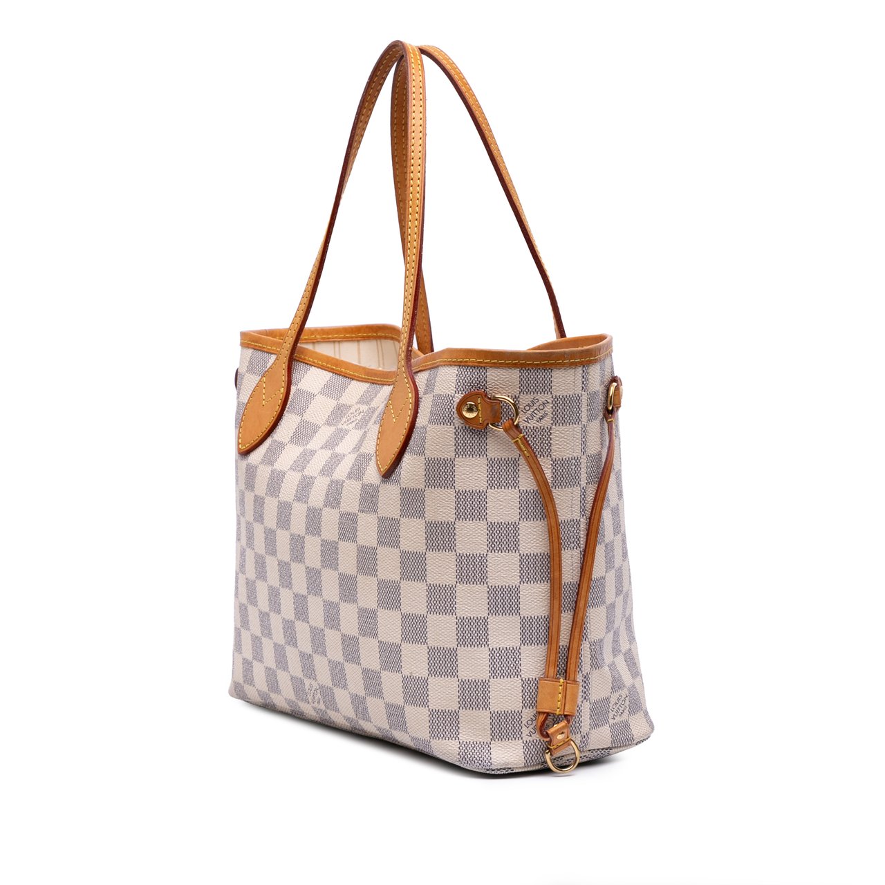 Louis Vuitton Damier Azur Neverfull PM Wit