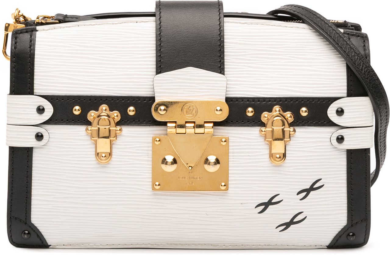 Louis Vuitton Epi Trunk Clutch Wit