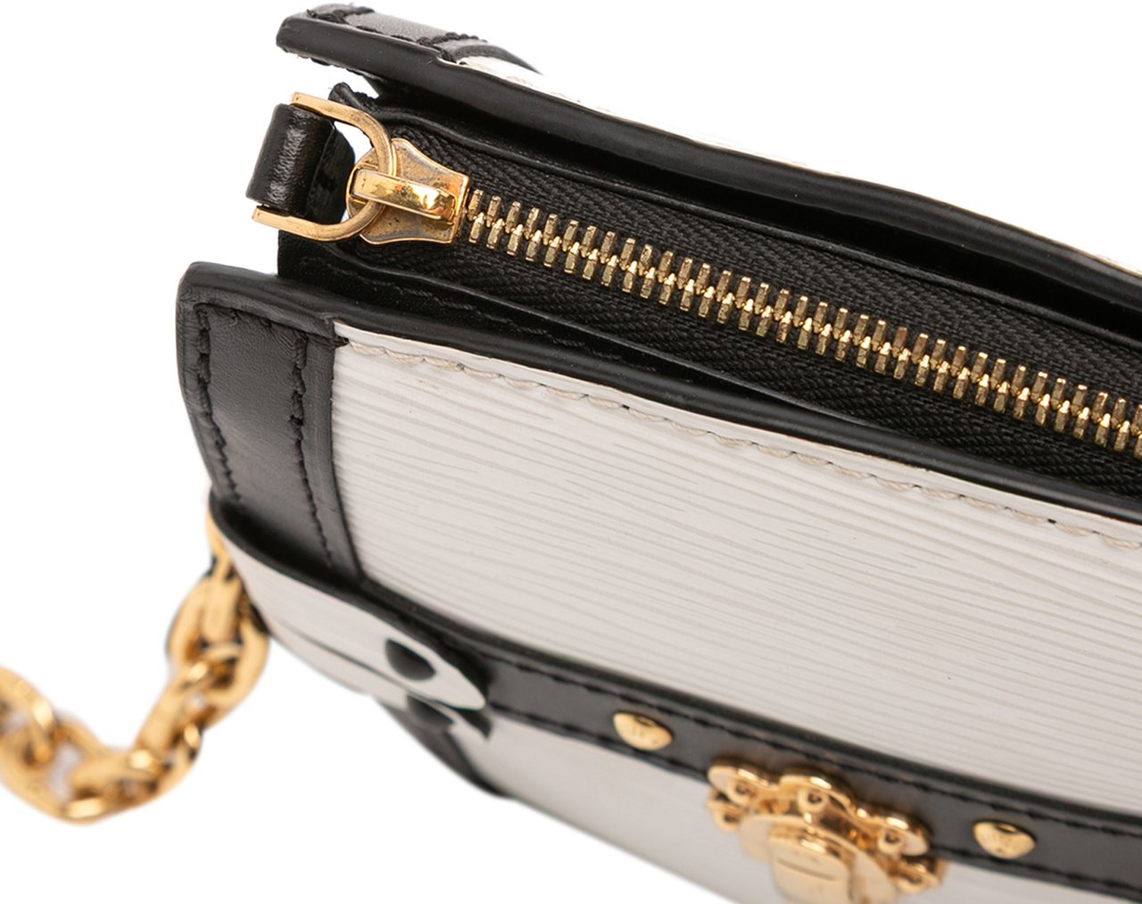 Louis Vuitton Epi Trunk Clutch Wit