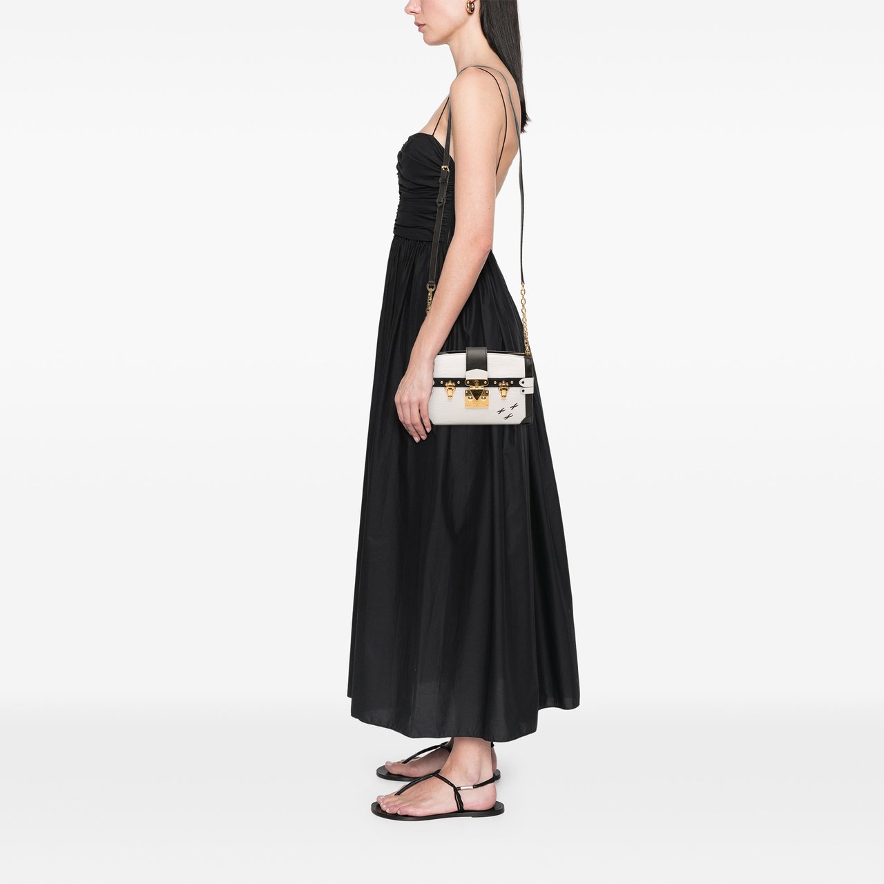 Louis Vuitton Epi Trunk Clutch Wit