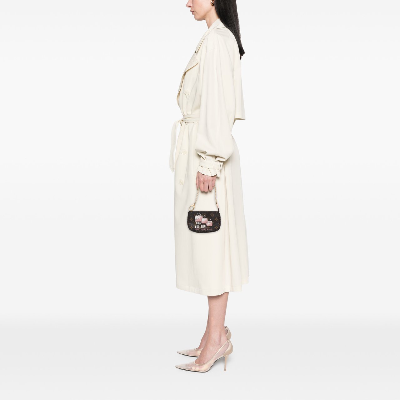 Louis Vuitton Monogram Affiche Mini Pochette Accessoires Bruin