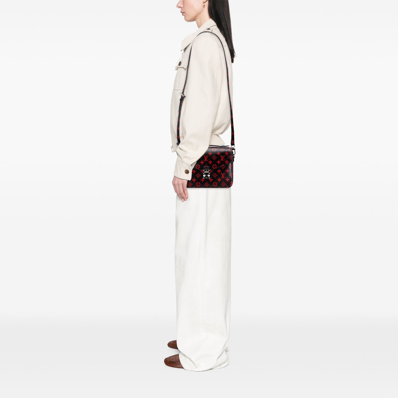Louis Vuitton Monogram Infrarouge Pochette Metis Zwart