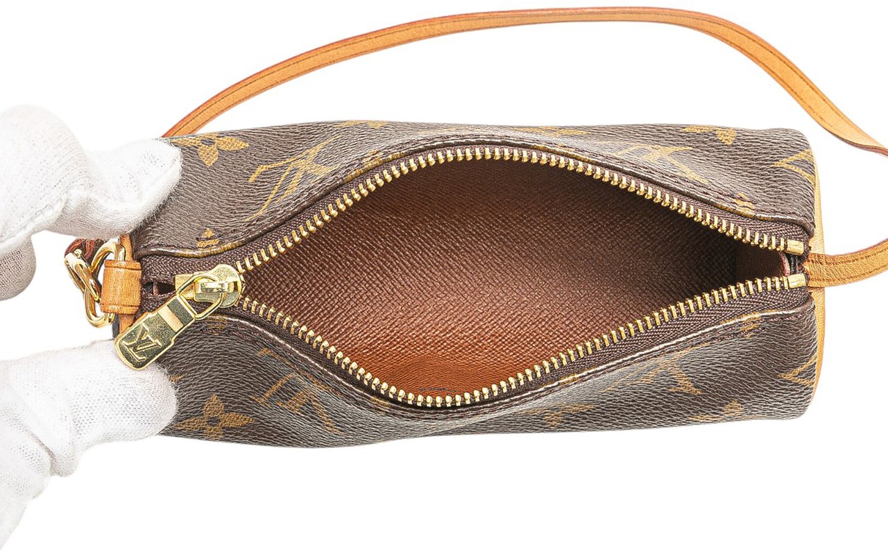 Louis Vuitton Monogram Papillon Pochette Bruin
