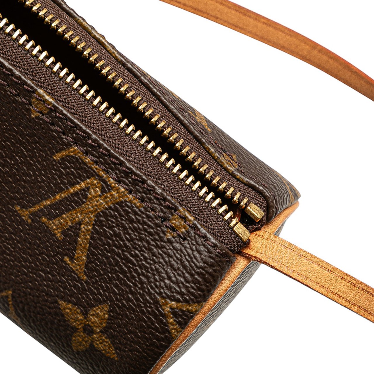 Louis Vuitton Monogram Papillon Pochette Bruin