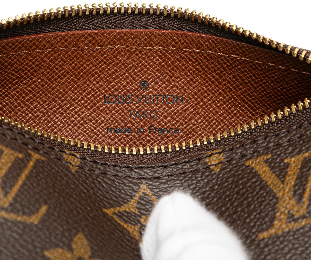 Louis Vuitton Monogram Papillon Pochette Bruin