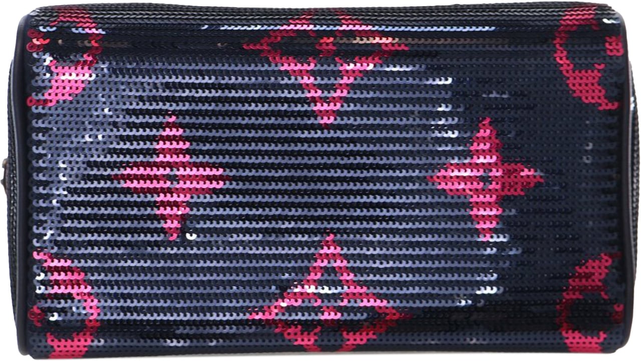 Louis Vuitton LV Night Monogram Giant Sequins Speedy Bandouliere 18 Blauw