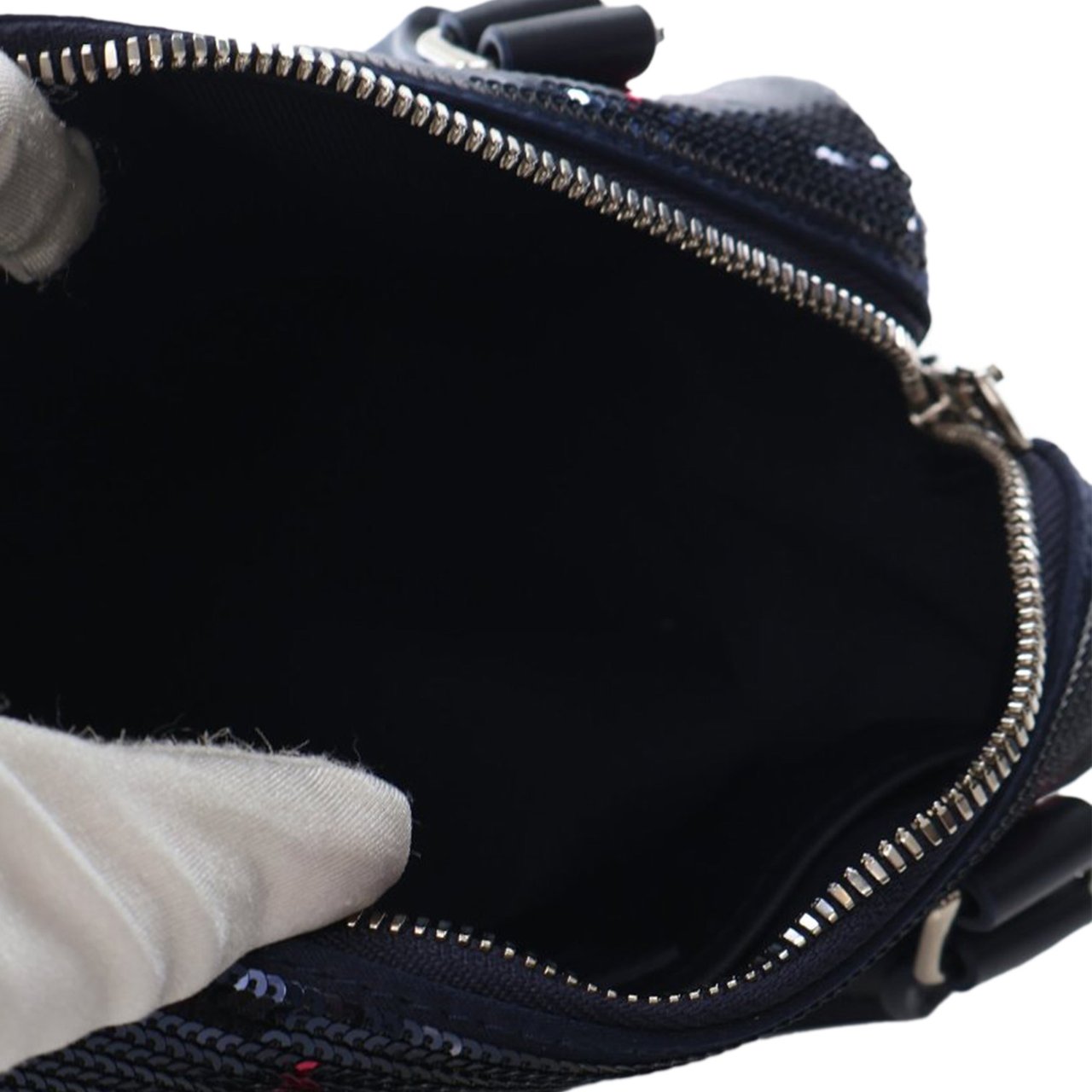 Louis Vuitton LV Night Monogram Giant Sequins Speedy Bandouliere 18 Blauw