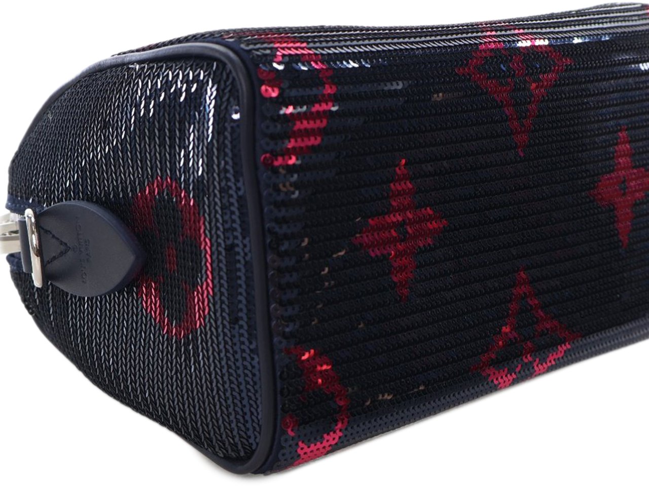 Louis Vuitton LV Night Monogram Giant Sequins Speedy Bandouliere 18 Blauw