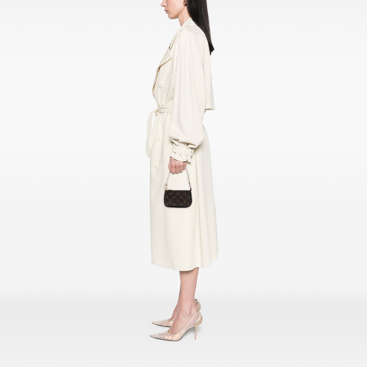 Louis Vuitton Monogram Mini Pochette Accessoires Bruin