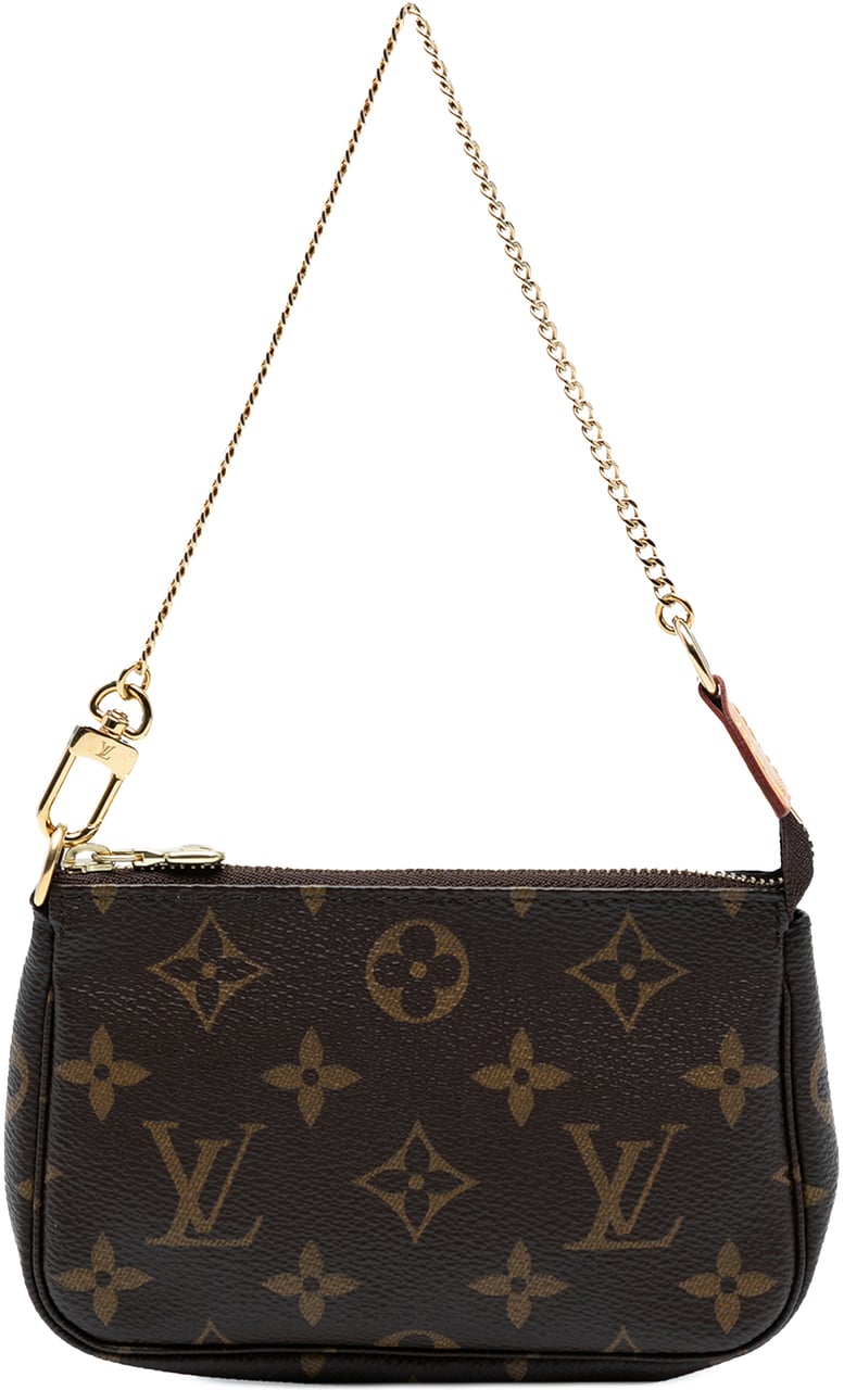 Louis Vuitton Monogram Mini Pochette Accessoires Bruin