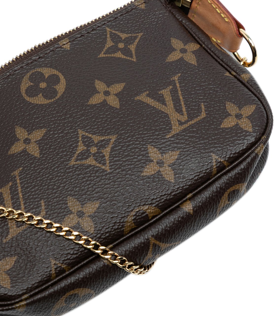Louis Vuitton Monogram Mini Pochette Accessoires Bruin