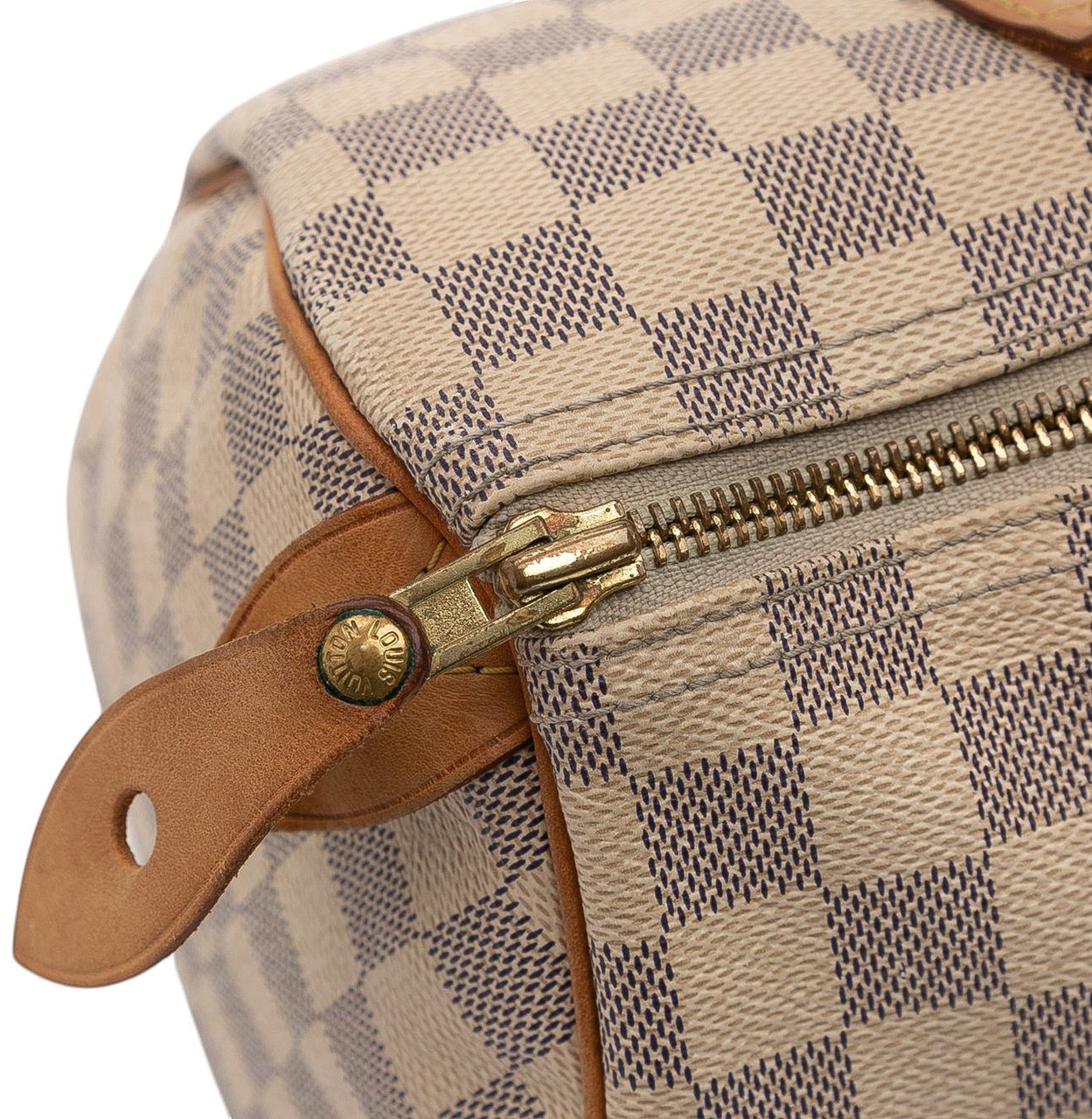 Louis Vuitton Damier Azur Speedy 30 Wit
