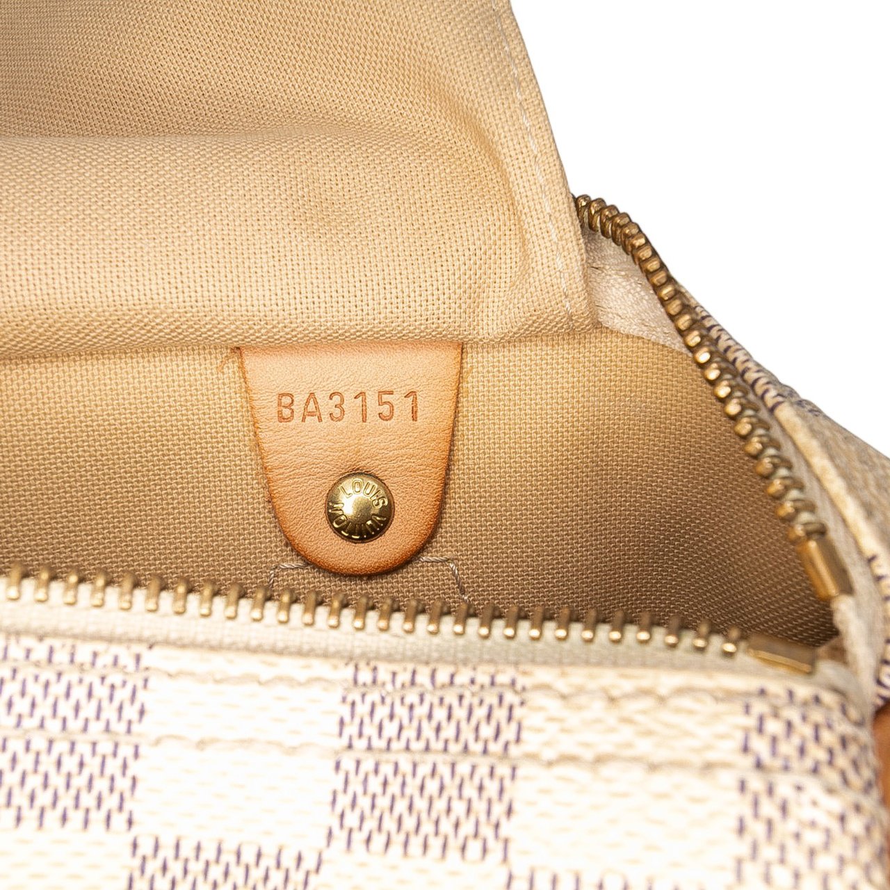 Louis Vuitton Damier Azur Speedy 30 Wit