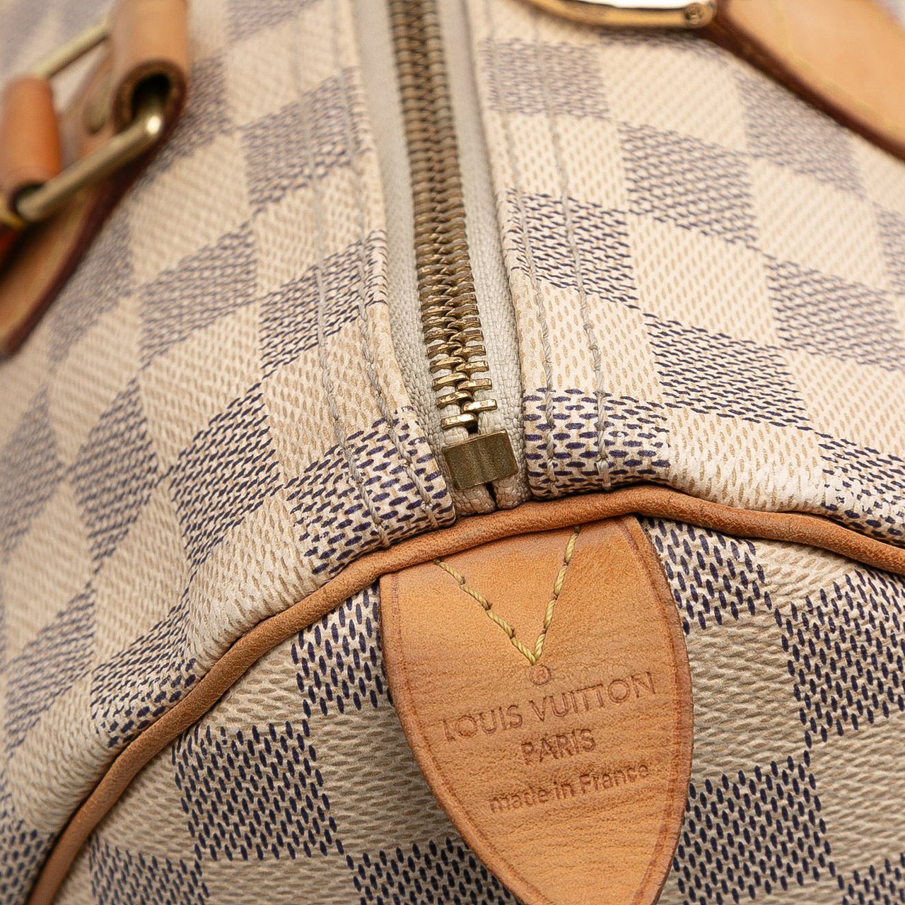 Louis Vuitton Damier Azur Speedy 30 Wit