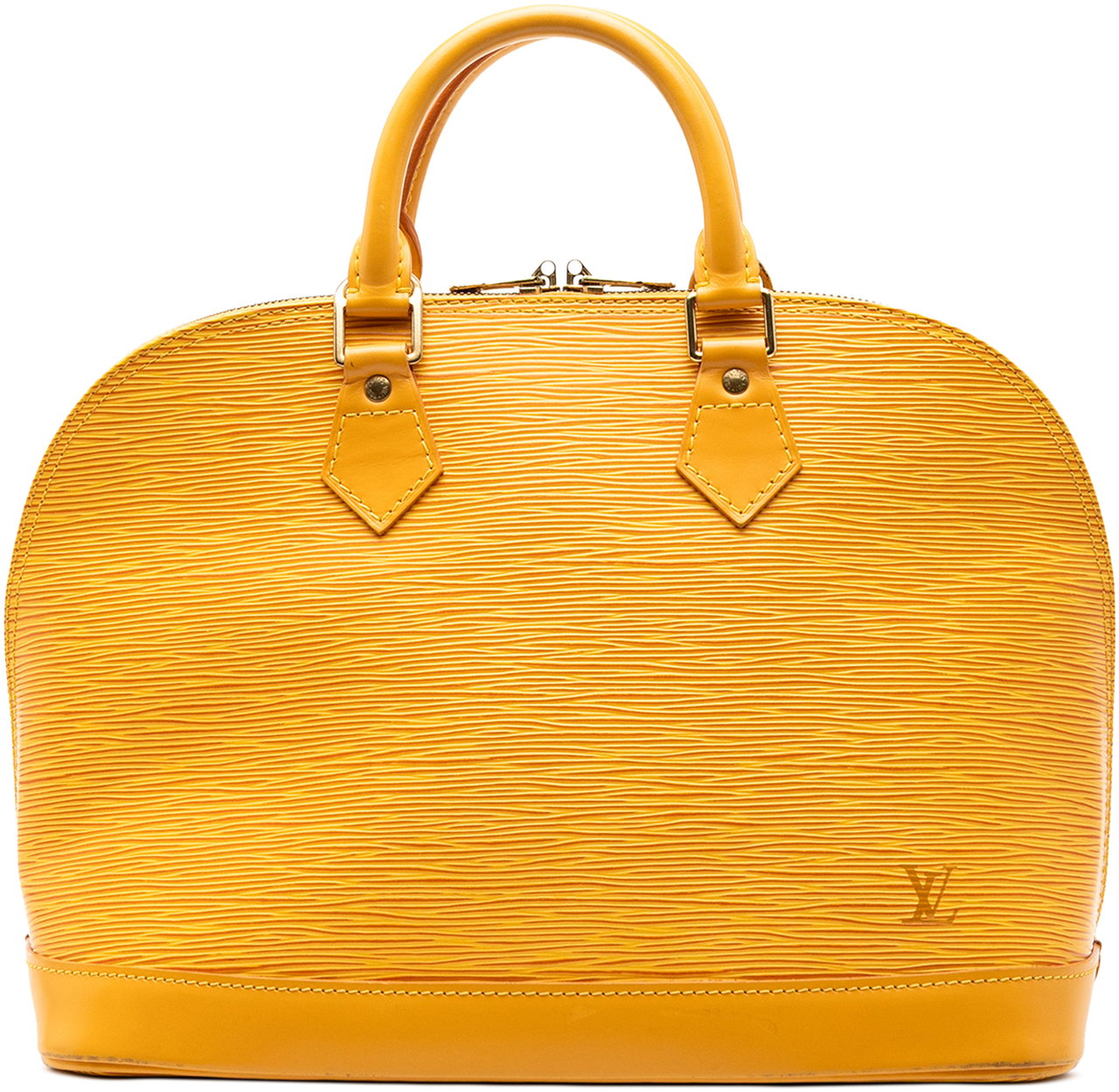 Louis Vuitton Epi Alma PM Geel