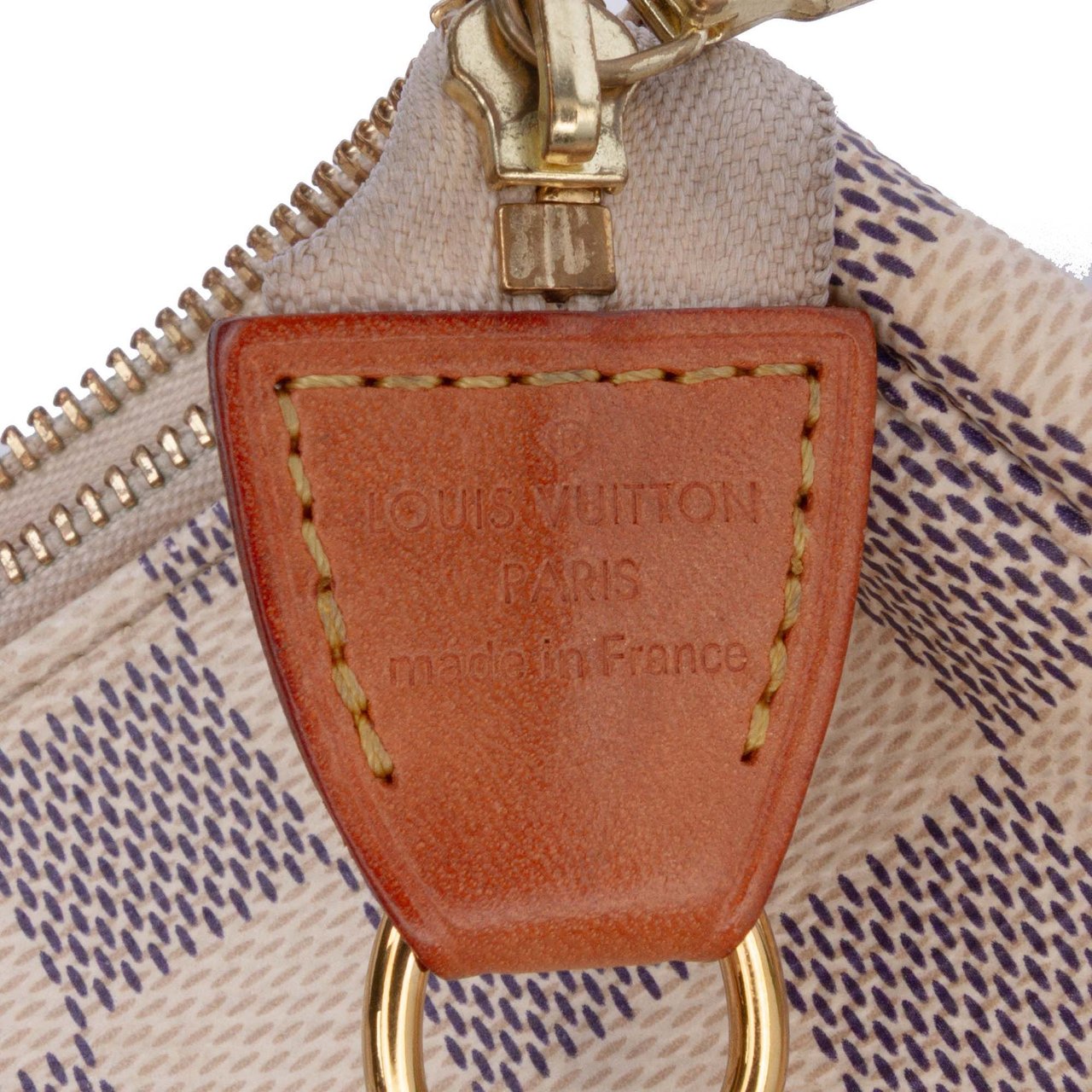 Louis Vuitton Damier Azur Mini Pochette Accessoires Wit