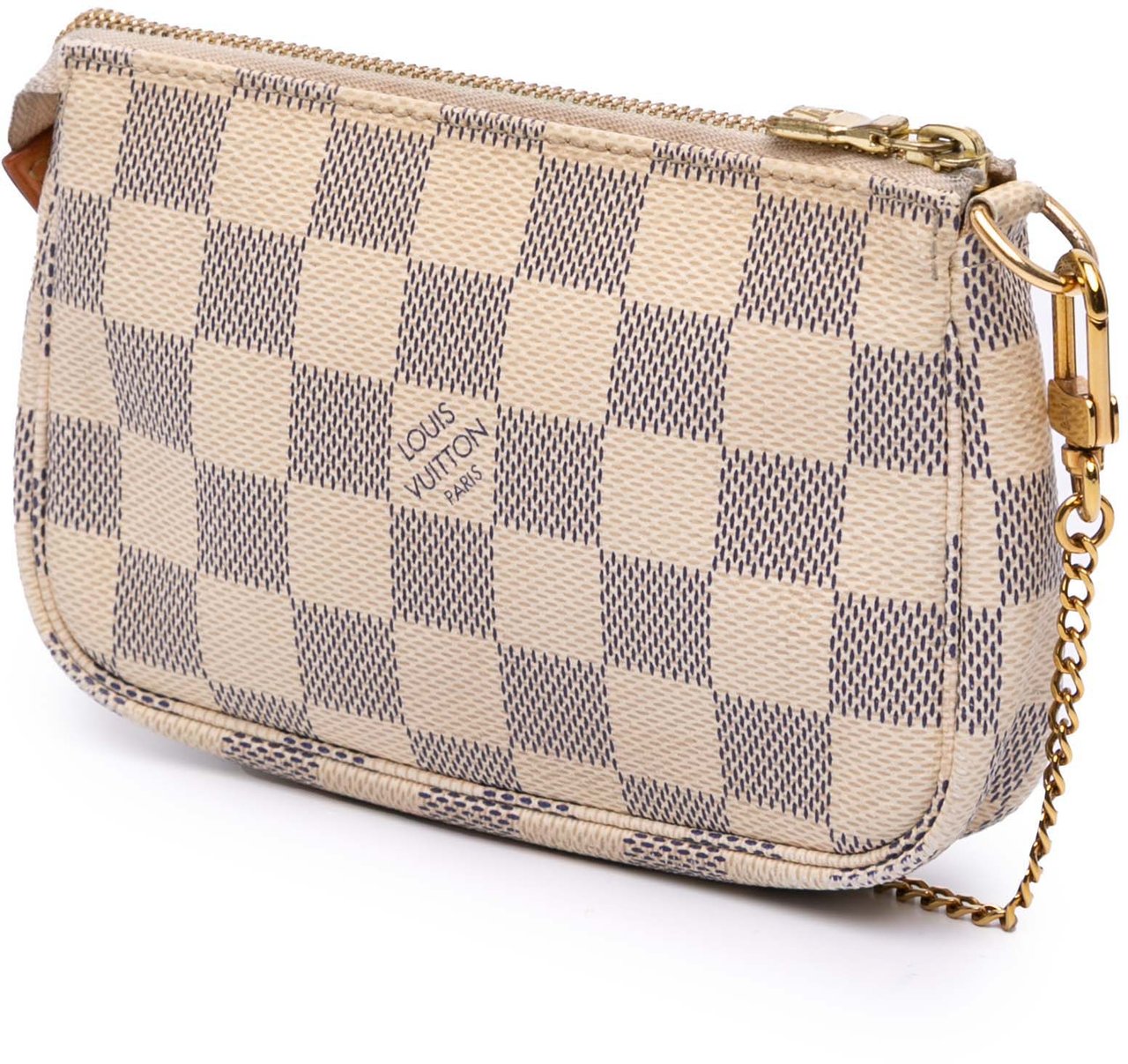 Louis Vuitton Damier Azur Mini Pochette Accessoires Wit