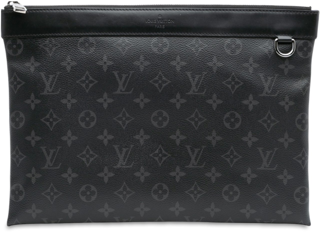 Louis Vuitton Monogram Eclipse Discovery Pochette GM Zwart