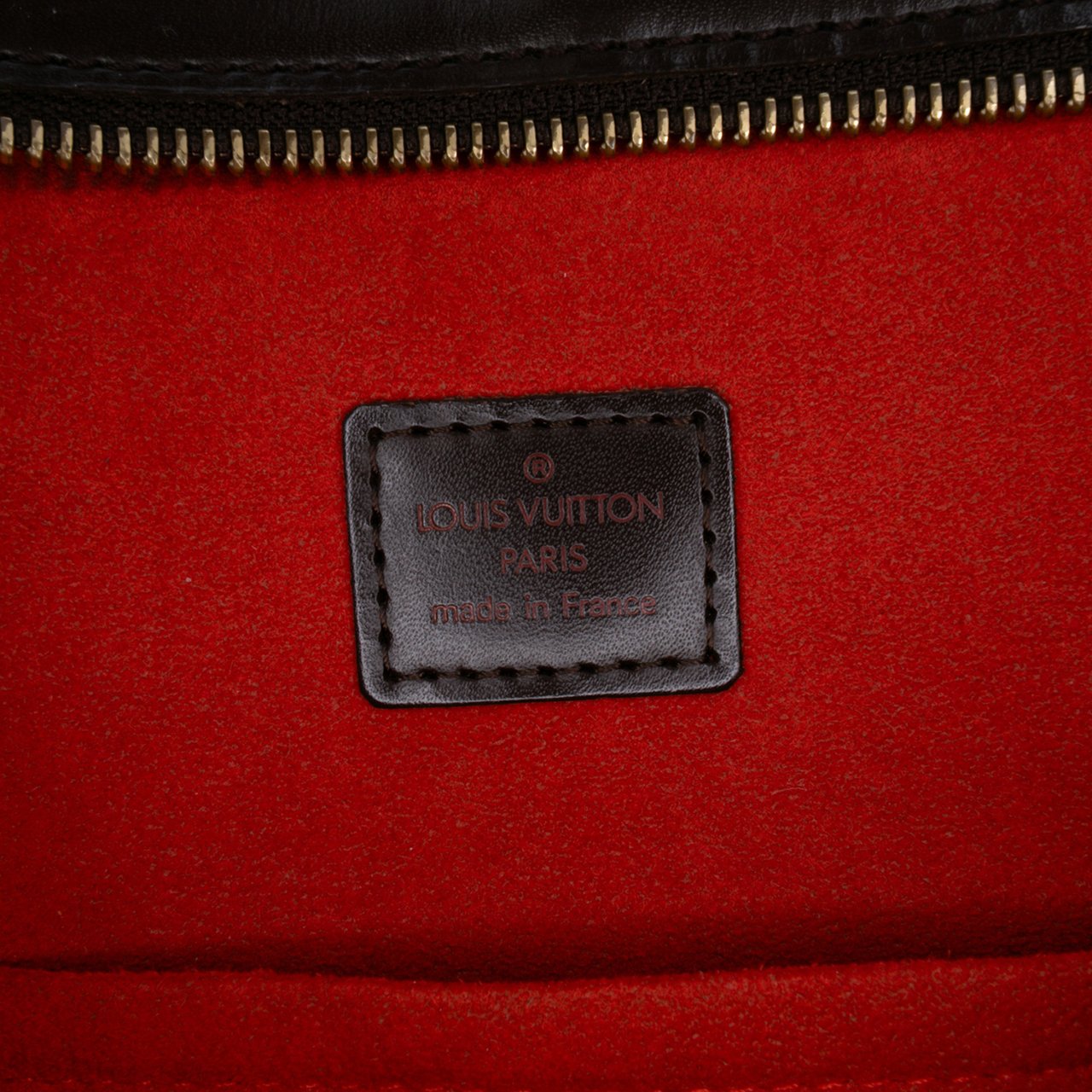 Louis Vuitton Damier Ebene Venice Sac Plat GM Bruin