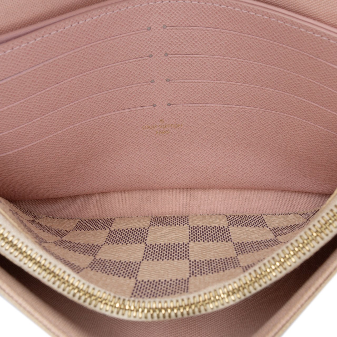 Louis Vuitton Damier Azur Pochette Felicie Wit