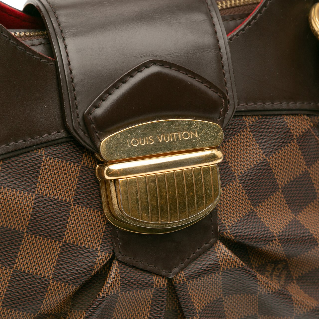 Louis Vuitton Damier Ebene Sistina PM Bruin