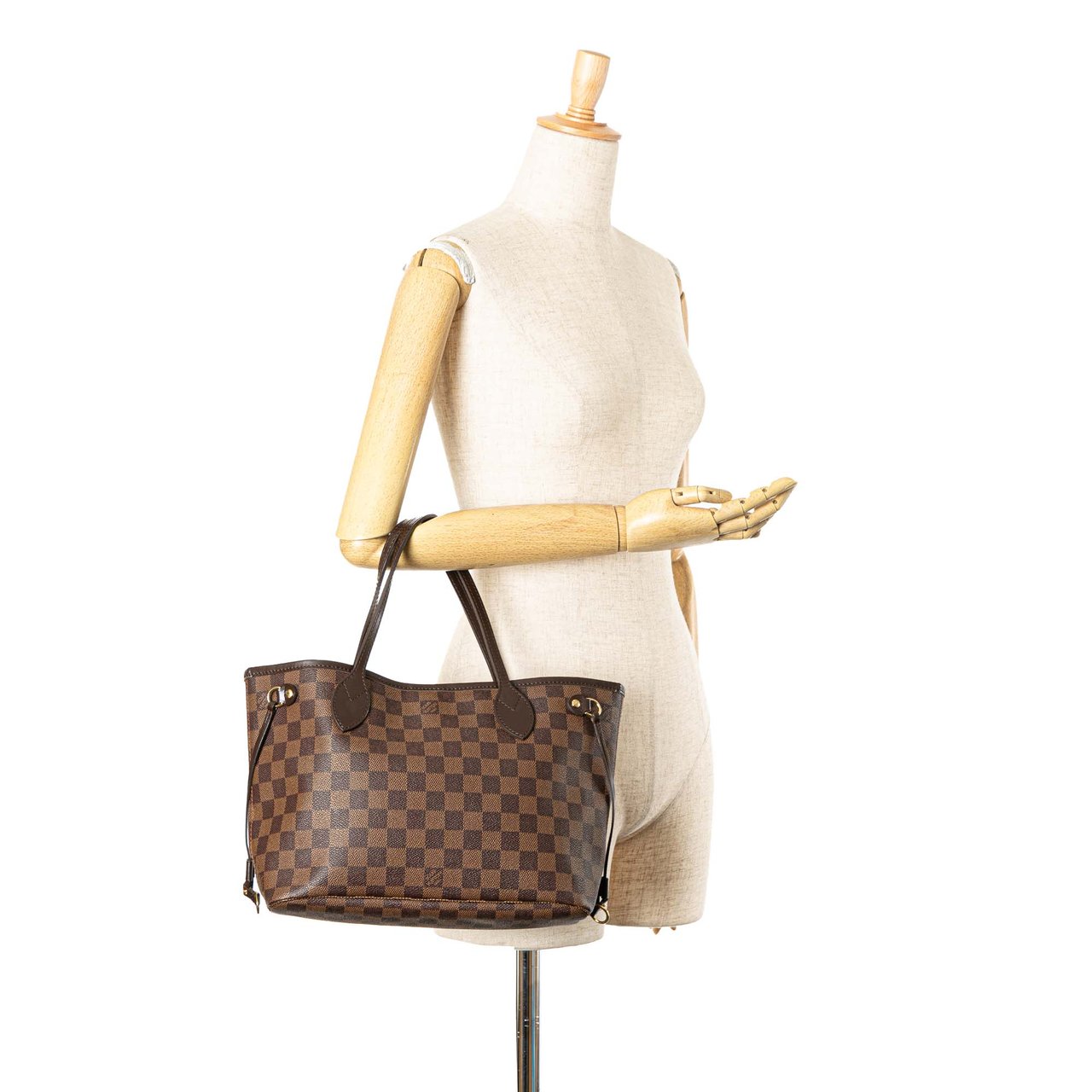 Louis Vuitton Damier Ebene Neverfull PM Bruin
