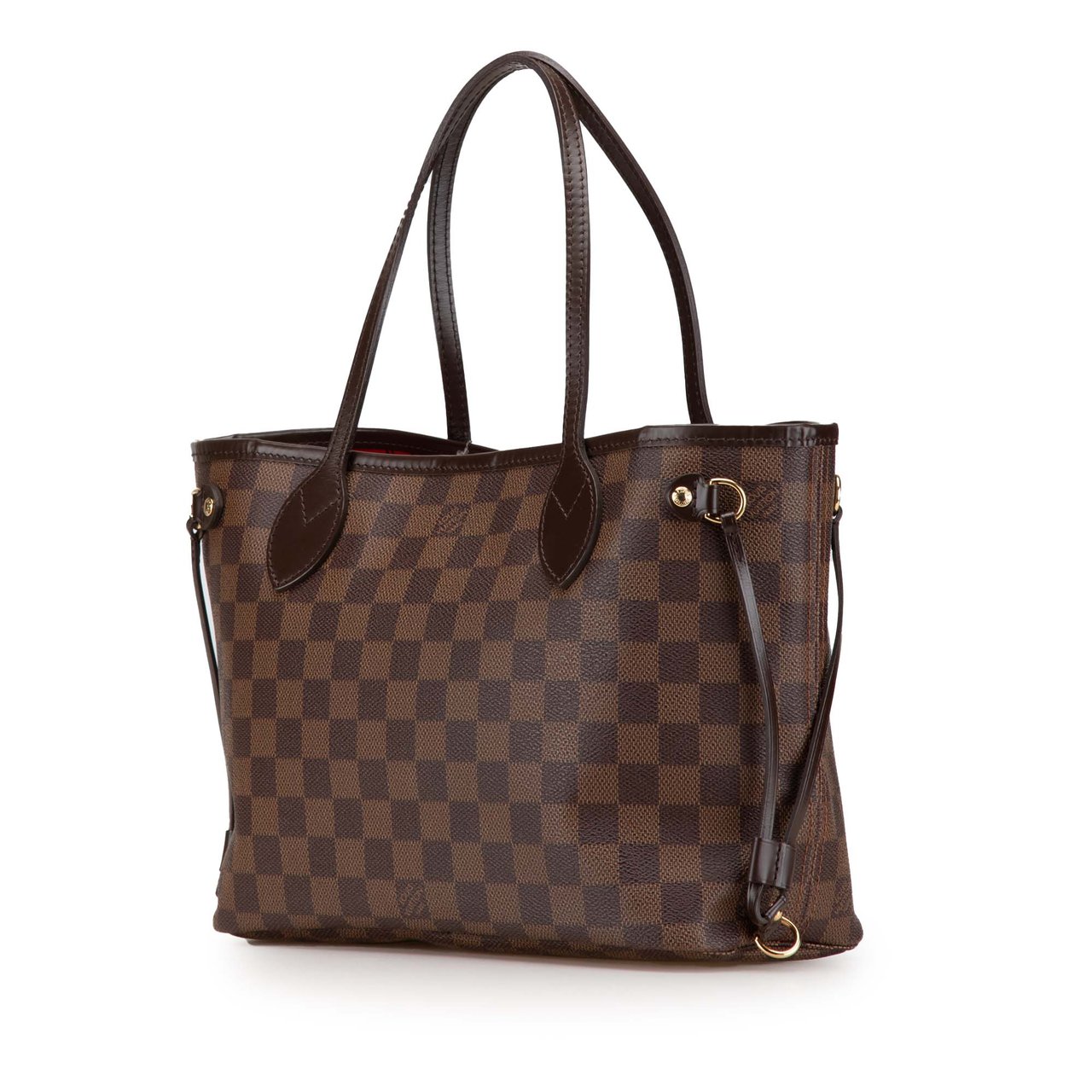 Louis Vuitton Damier Ebene Neverfull PM Bruin