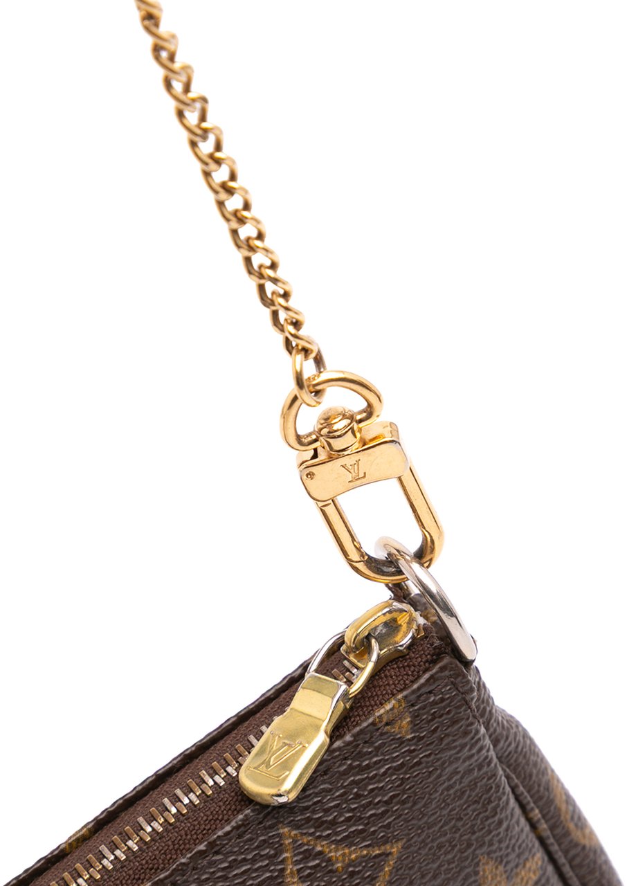 Louis Vuitton Monogram Mini Pochette Accessoires Bruin