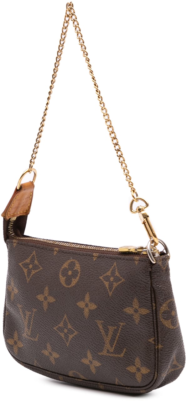 Louis Vuitton Monogram Mini Pochette Accessoires Bruin