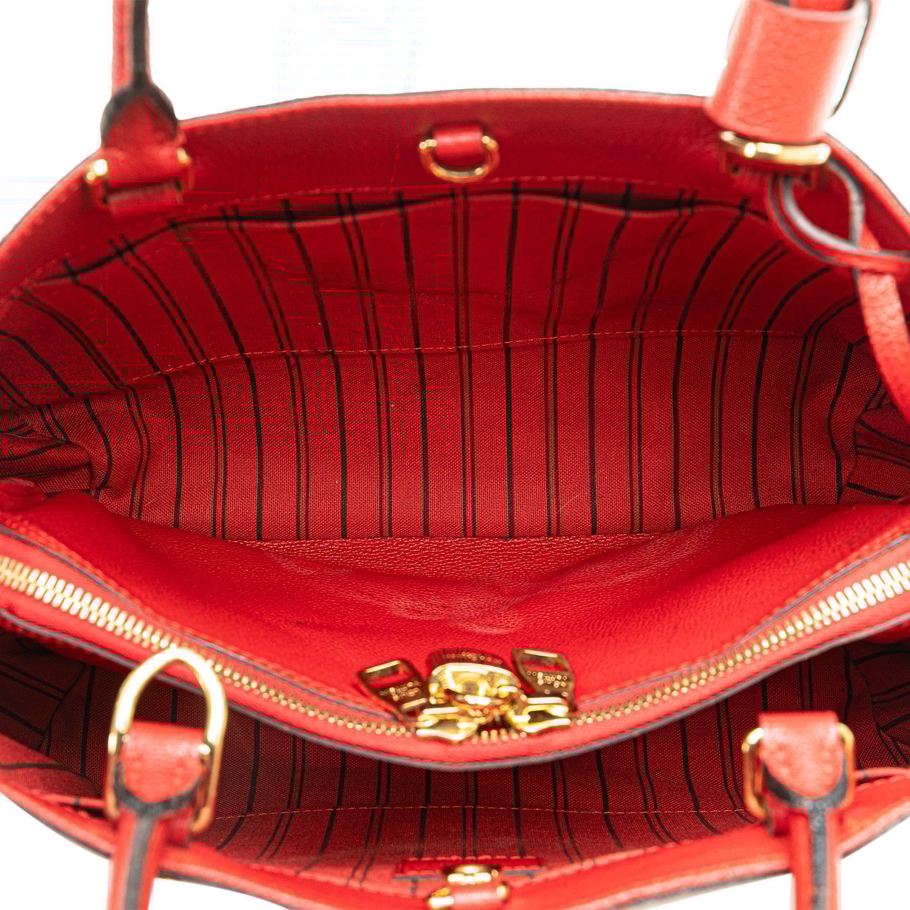 Louis Vuitton Monogram Empreinte Montaigne MM Rood