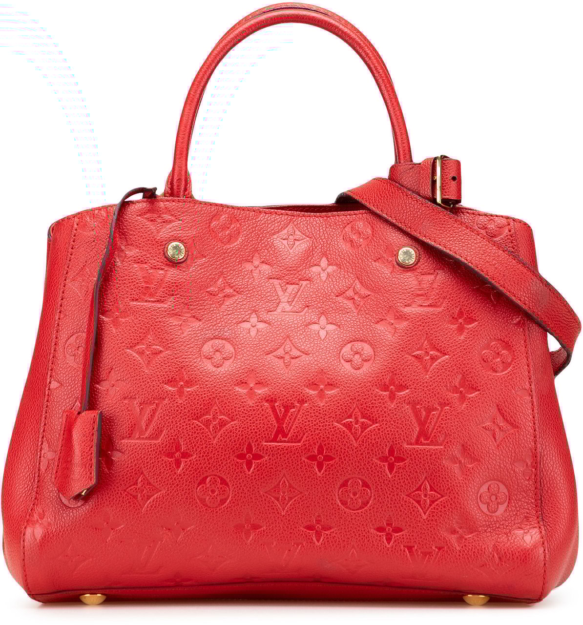 Louis Vuitton Monogram Empreinte Montaigne MM Rood