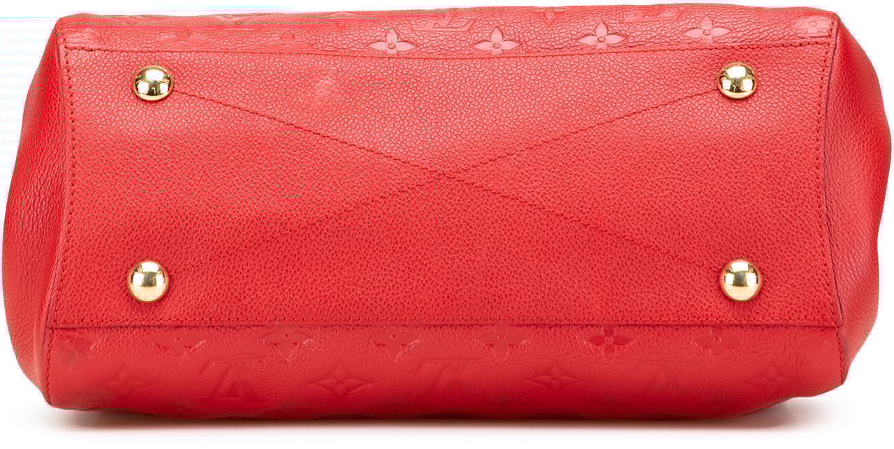 Louis Vuitton Monogram Empreinte Montaigne MM Rood