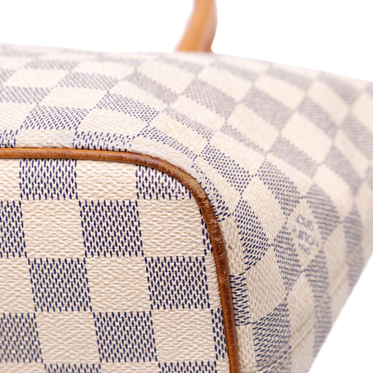 Louis Vuitton Damier Azur Saleya PM Wit