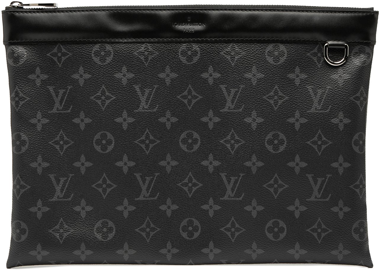 Louis Vuitton Monogram Eclipse Discovery Pochette GM Zwart