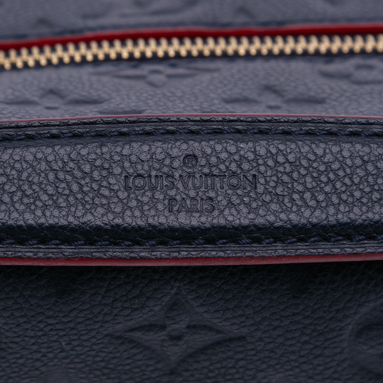 Louis Vuitton Monogram Empreinte Pochette Metis Blauw