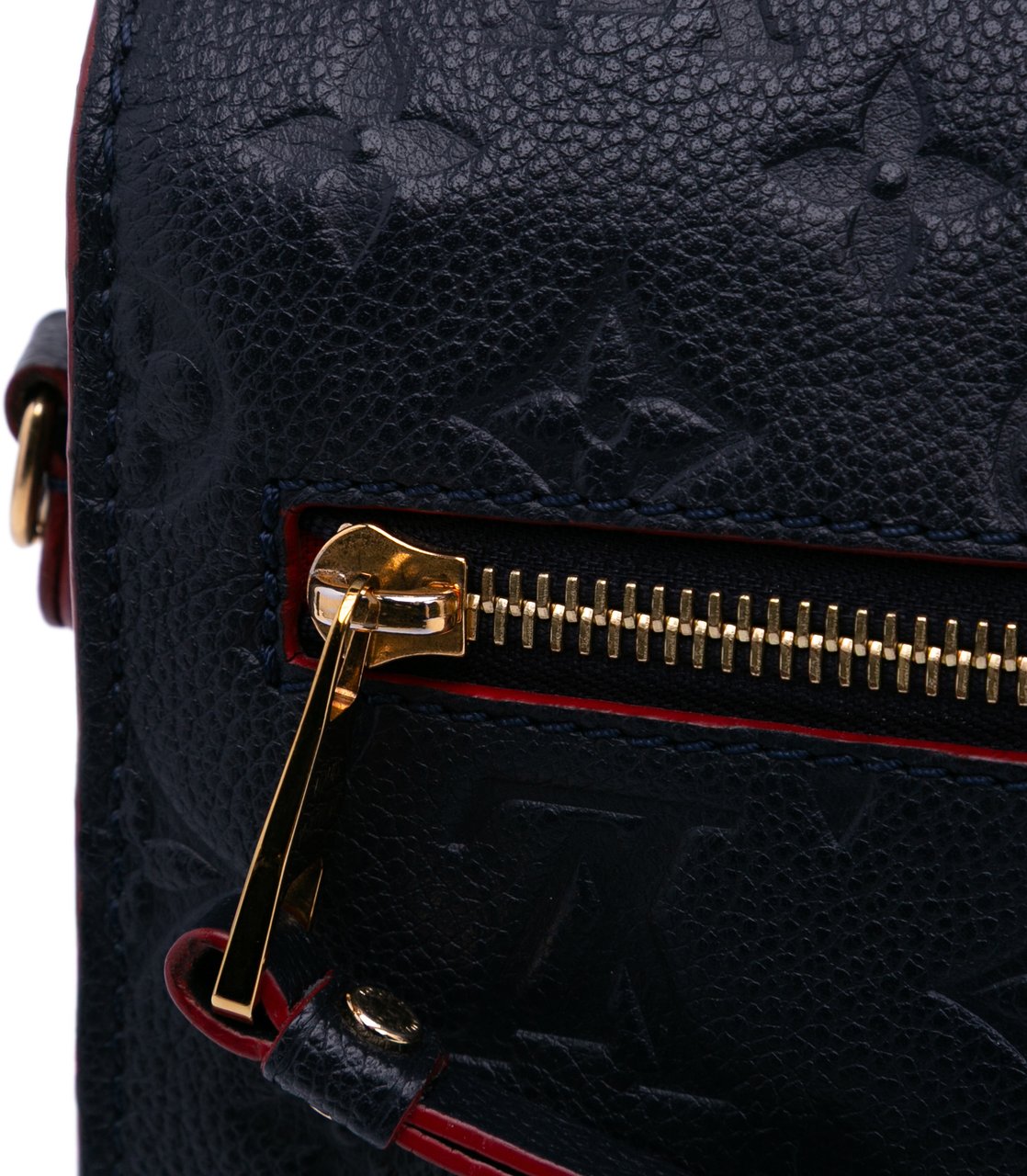 Louis Vuitton Monogram Empreinte Pochette Metis Blauw
