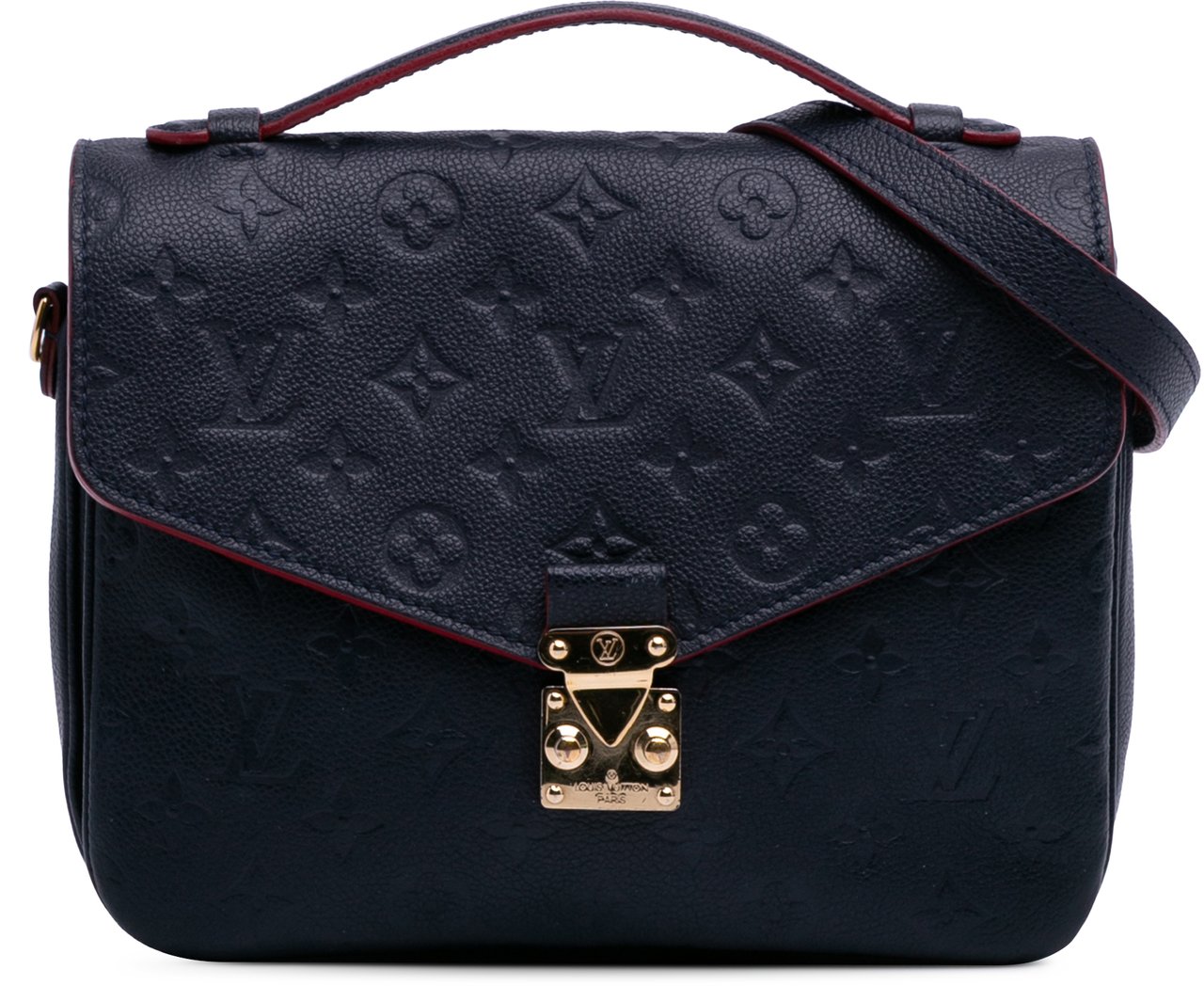 Louis Vuitton Monogram Empreinte Pochette Metis Blauw