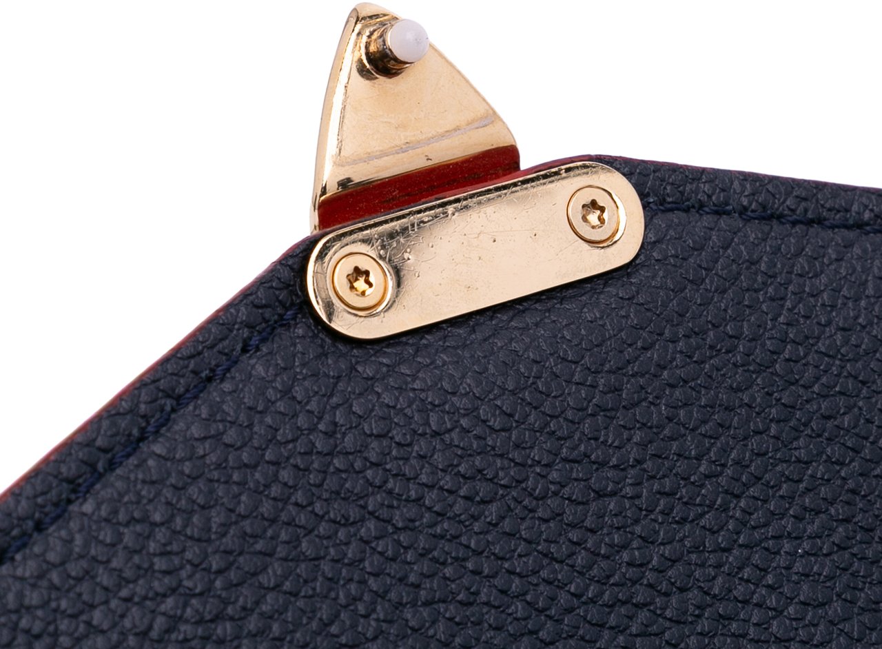 Louis Vuitton Monogram Empreinte Pochette Metis Blauw
