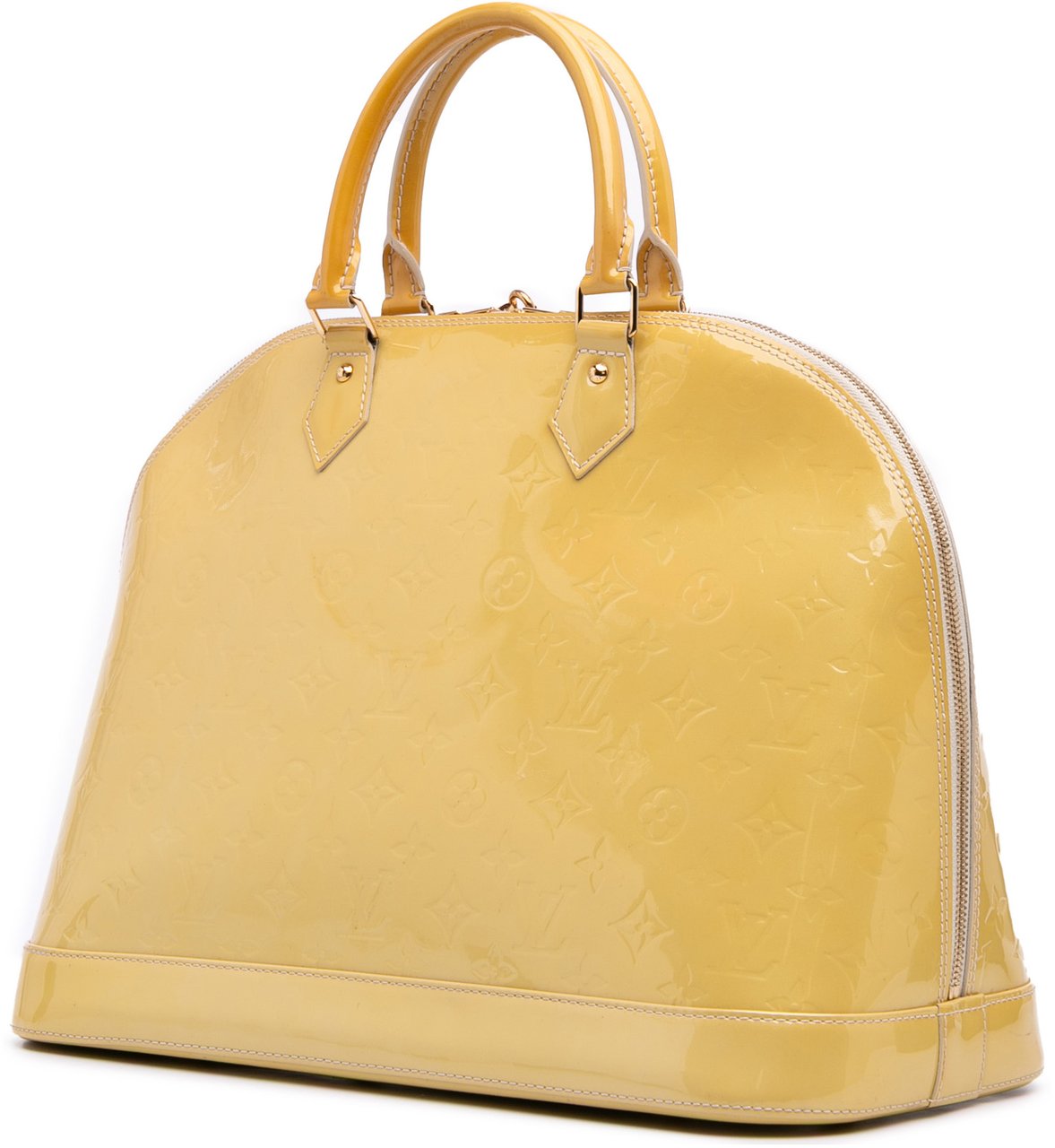 Louis Vuitton Monogram Vernis Alma GM Bruin