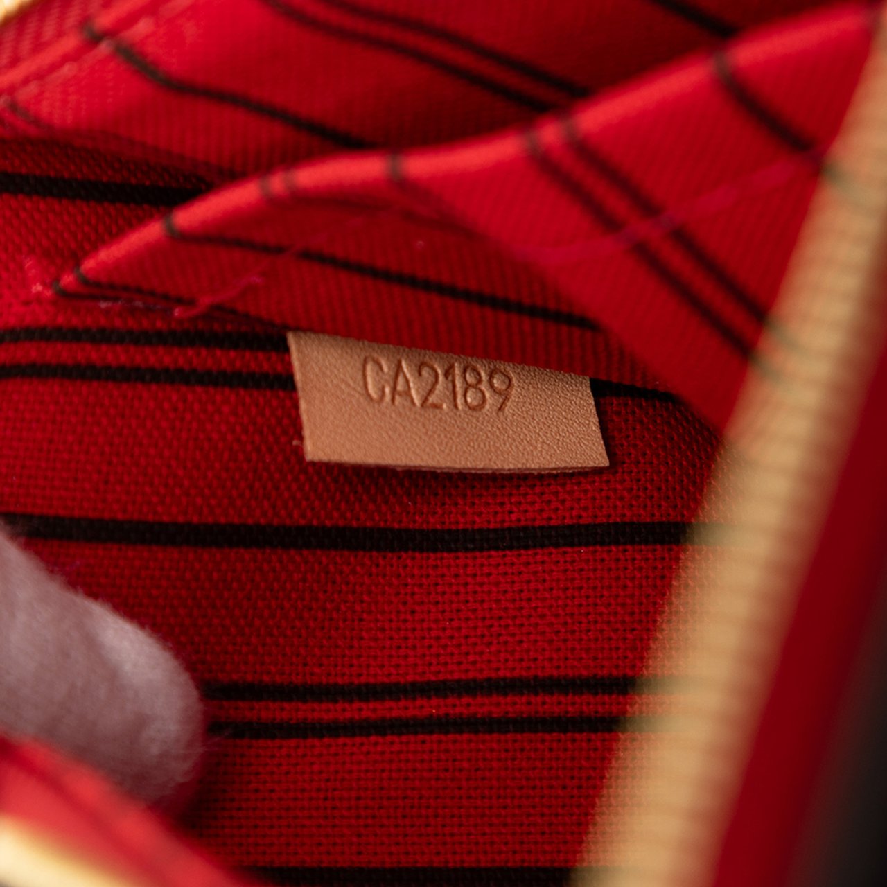 Louis Vuitton Monogram Neverfull Pouch MM Bruin