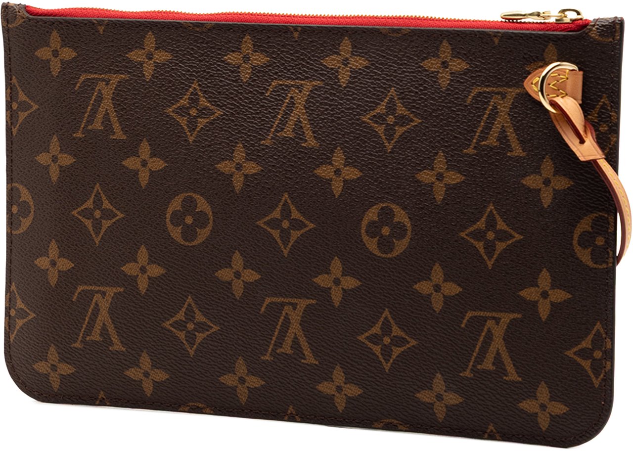 Louis Vuitton Monogram Neverfull Pouch MM Bruin