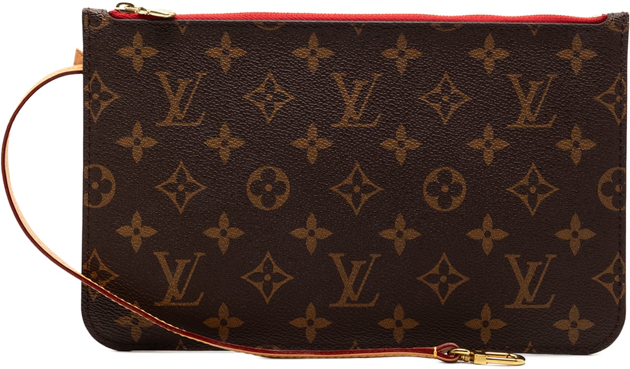 Louis Vuitton Monogram Neverfull Pouch MM Bruin