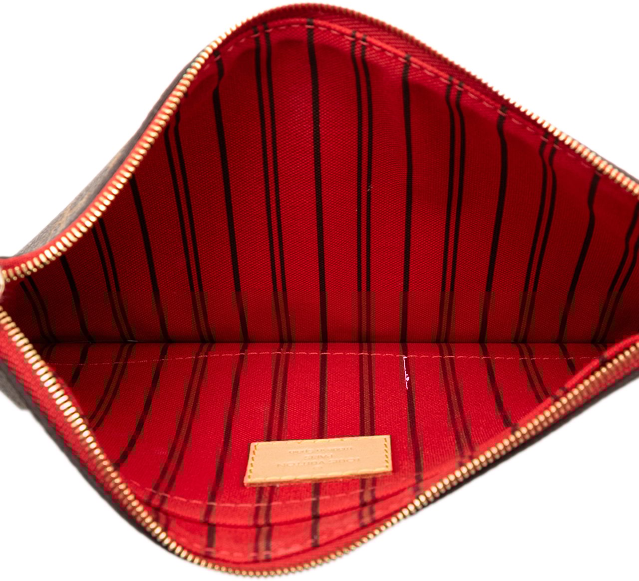 Louis Vuitton Monogram Neverfull Pouch MM Bruin