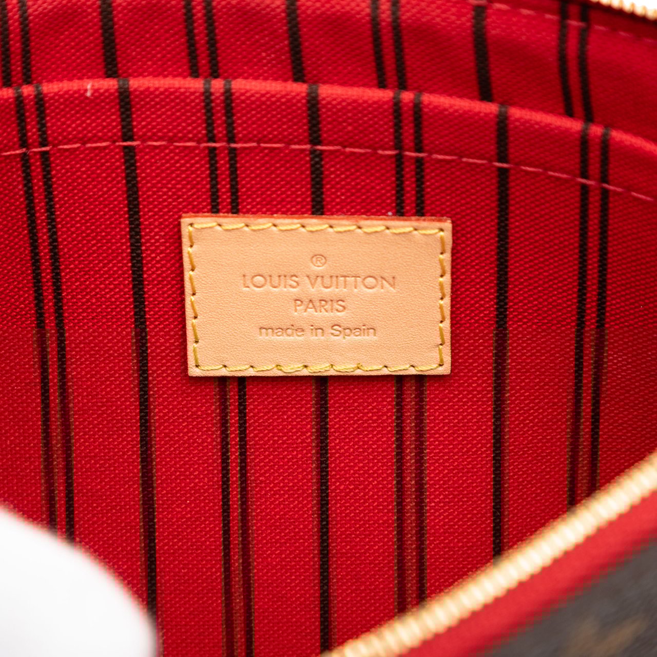 Louis Vuitton Monogram Neverfull Pouch MM Bruin