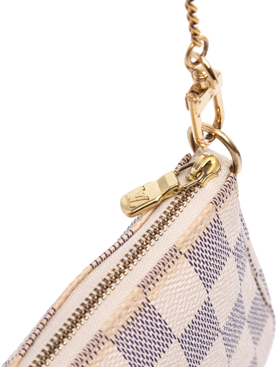 Louis Vuitton Damier Azur Mini Pochette Accessoires Wit