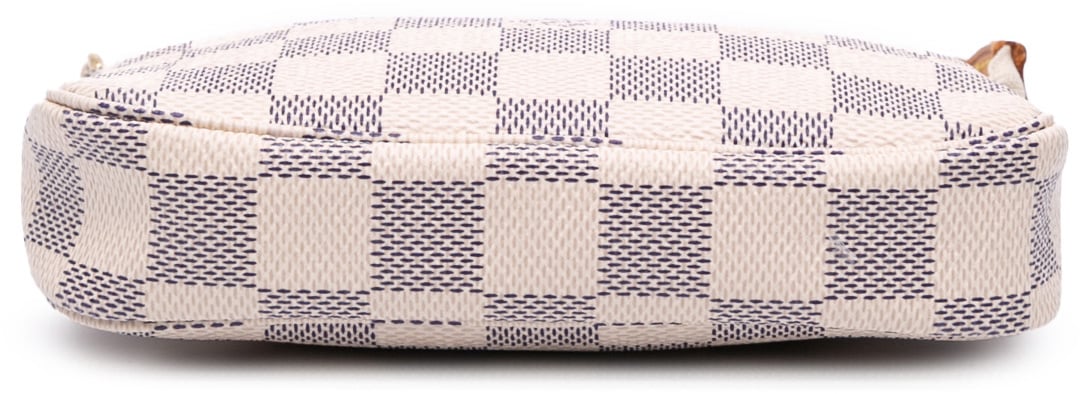 Louis Vuitton Damier Azur Mini Pochette Accessoires Wit