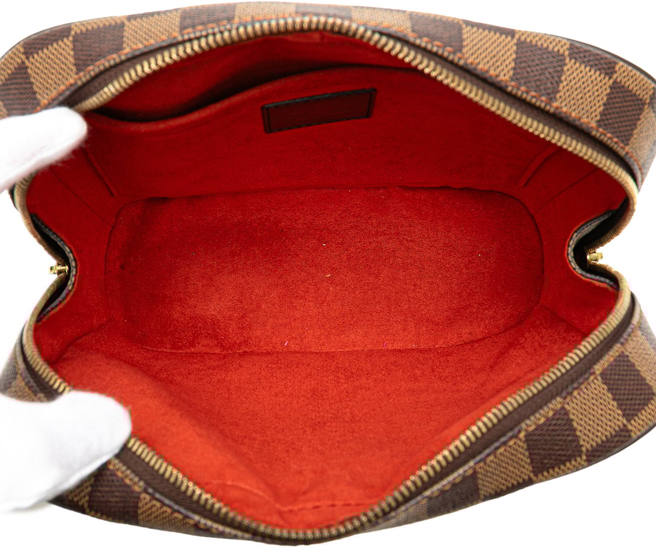 Louis Vuitton Damier Ebene Mini Sarria Bruin