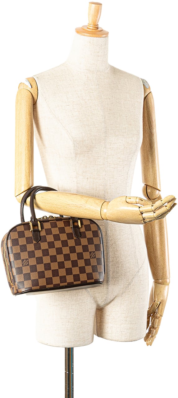 Louis Vuitton Damier Ebene Mini Sarria Bruin